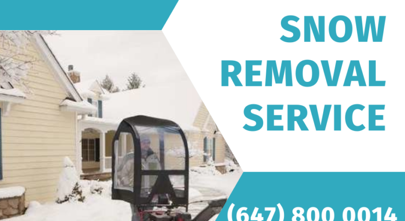 ARE YOU LOOKING FOR SNOW REMOVAL SERVICES IN TORONTO, GTA AREA