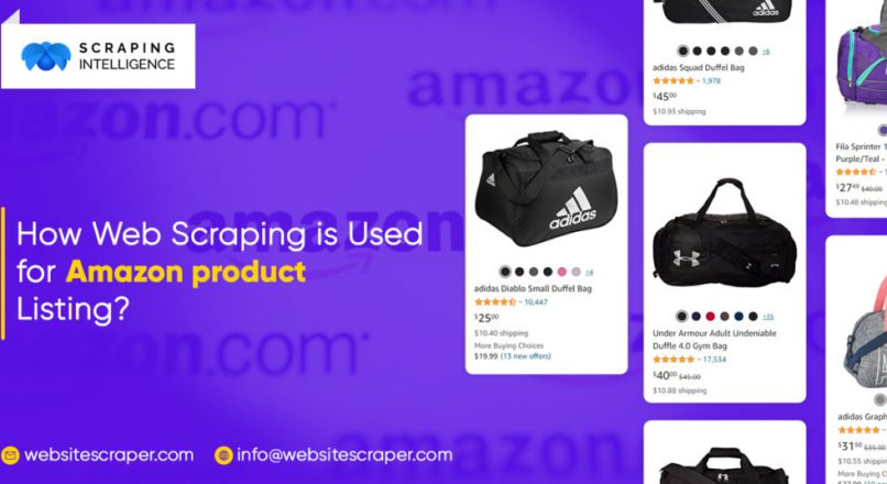 How Web Scraping is Used for Amazon product Listing?