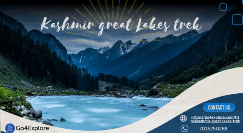 Kashmir great lakes trek The most well-known trek in Kashmir is this one.