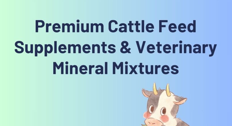 Premium Cattle Feed Supplements & Veterinary Mineral Mixtures