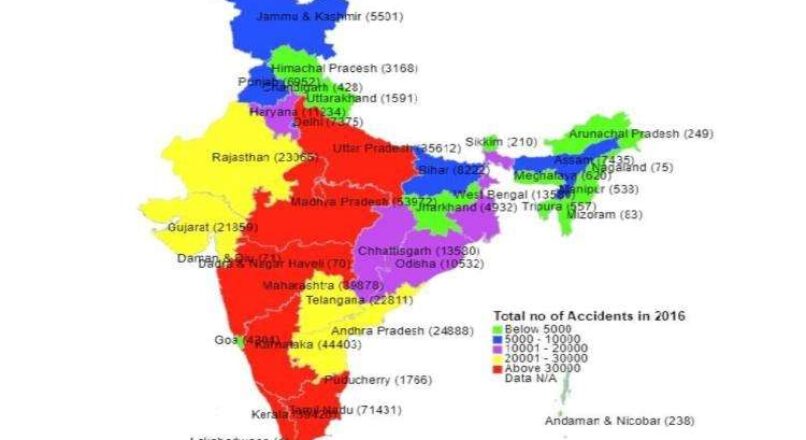 Understanding the Dynamics of Road Accidents: Spatial and Temporal Trends