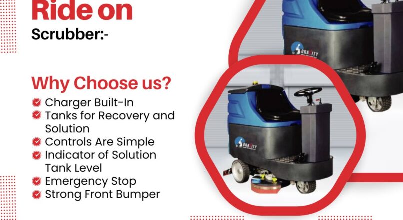 Gravity Ride on (Scrubber) ! When compared to walk behind or stand-on floor scrubbers, Gravity ride